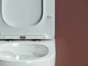 Комплект унитаза Ceramicanova Forma CN3009 с инсталляцией Berges Novum D5 040235 с сиденьем Микролифт и Черной матовой клавишей смыва фарфор подвесной