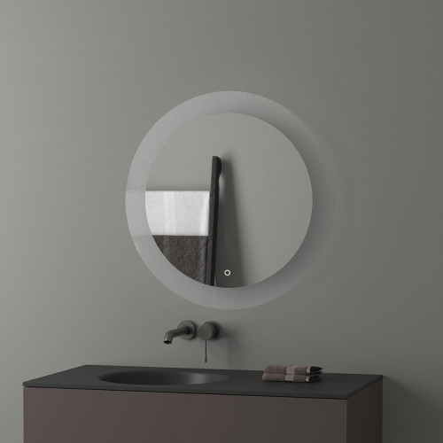 Зеркало Evoform Ledshine d70 BY 2624 с подсветкой 16.5 W - сенсорный выключатель - нейтральный белый свет стекло