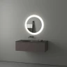 Зеркало Evoform Ledshine d70 BY 2624 с подсветкой 16.5 W - сенсорный выключатель - нейтральный белый свет стекло