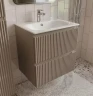 Тумба с раковиной Terminus Сицилия 60 SIC10602200501O подвесная цвет Капучино