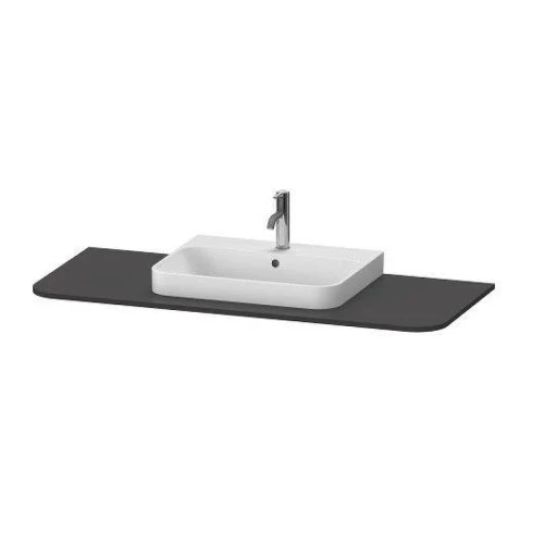 Столешница под раковину Duravit Happy D.2 Plus 120 HP031KM8080 цвет Графит матовый