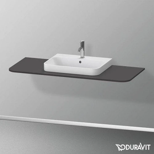 Столешница под раковину Duravit Happy D.2 Plus 120 HP031KM8080 цвет Графит матовый