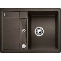 Кухонная мойка Blanco Metra 45S Compact 519581 Кофе искусственный камень (литьевой мрамор) встраиваемая сверху, встраиваемая снизу