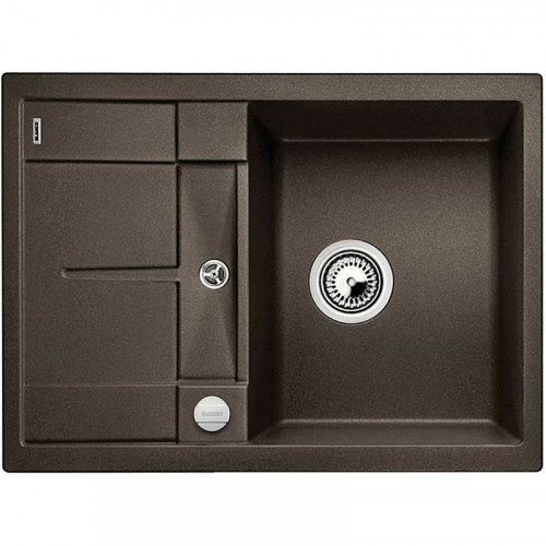 Кухонная мойка Blanco Metra 45S Compact 519581 Кофе искусственный камень (литьевой мрамор) встраиваемая сверху, встраиваемая снизу