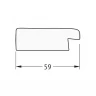 Зеркало Evoform Octagon 55х55 BY 3973 в багетной раме - Травленое золото 59 мм