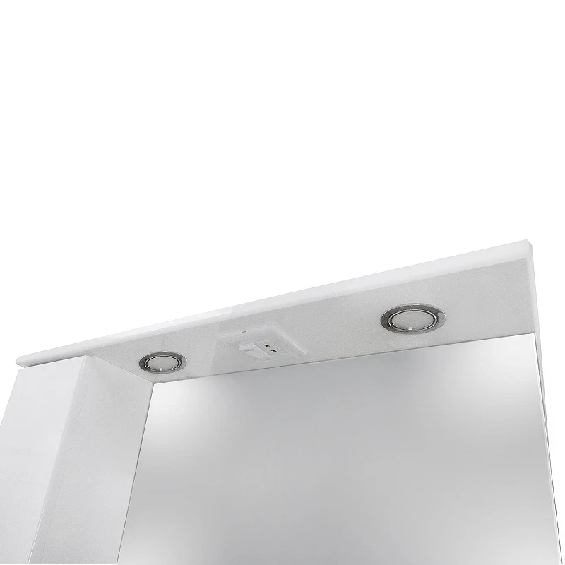 Зеркало со шкафом Azario Эстима 80 L CS00094632 цвет Белый
