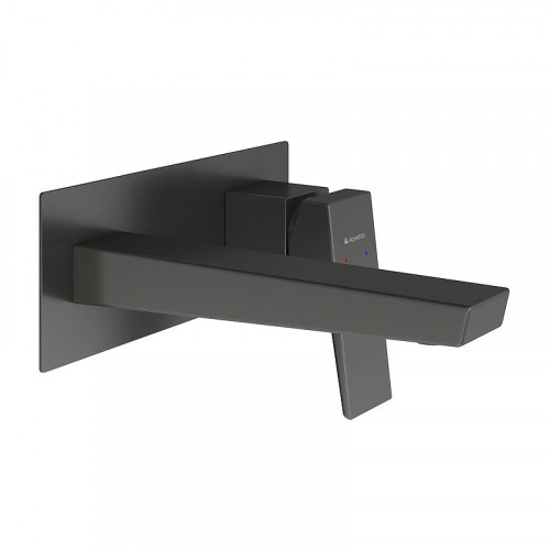 Смеситель для раковины Aqueduto Claro CLA0445 цвет Оружейная сталь