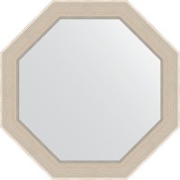 Зеркало Evoform Octagon 49х49 BY 3871 в багетной раме - Травленое серебро 52 мм стекло