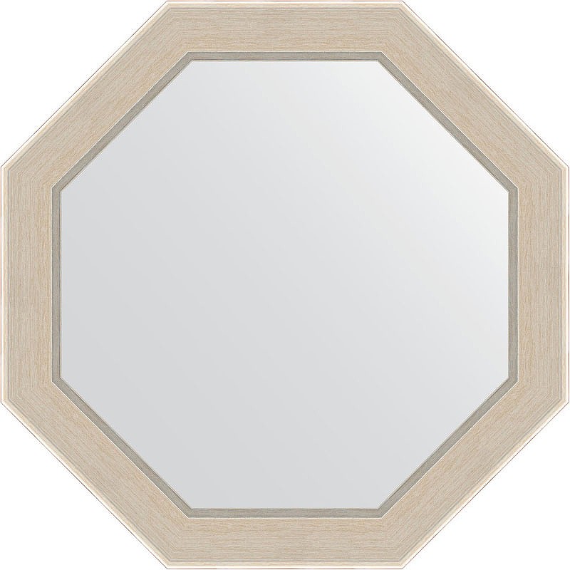 Зеркало Evoform Octagon 49х49 BY 3871 в багетной раме - Травленое серебро 52 мм стекло