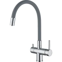 Смеситель для кухни Gappo G4398-30 Хром Серый латунь
