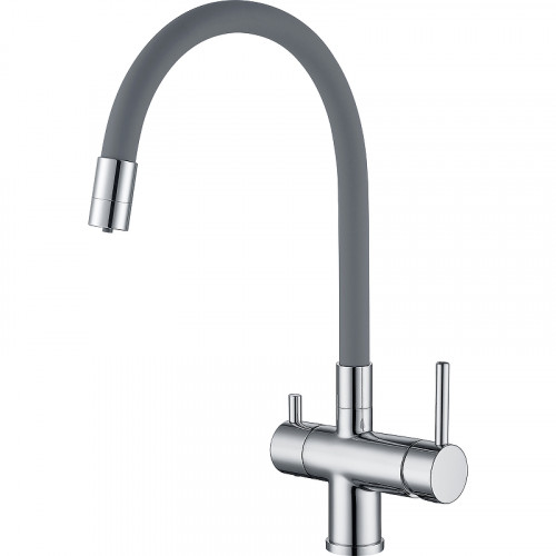 Смеситель для кухни Gappo G4398-30 Хром Серый латунь