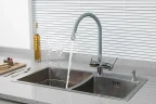 Смеситель для кухни Gappo G4398-30 Хром Серый латунь