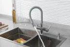 Смеситель для кухни Gappo G4398-30 Хром Серый латунь