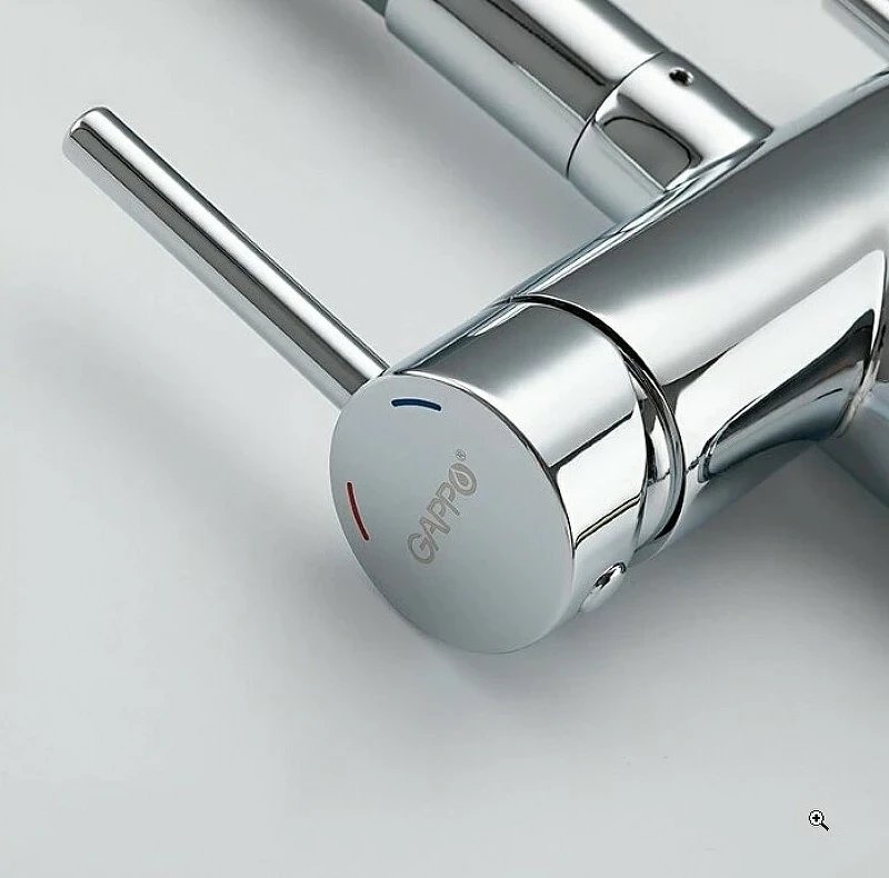 Смеситель для кухни Gappo G4398-30 Хром Серый латунь