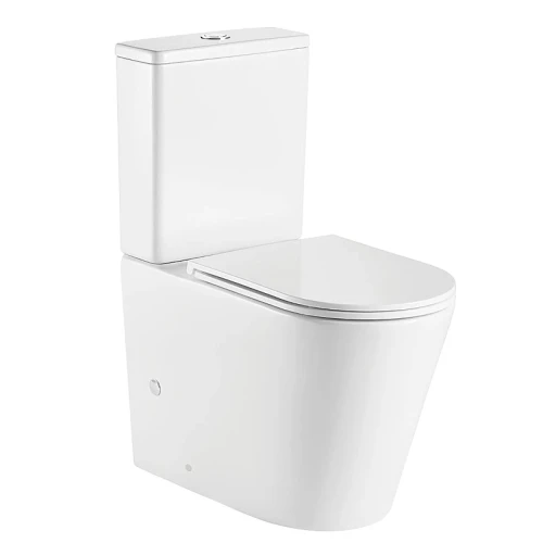 Унитаз компакт Azario Vetro Торнадо AZ-2149-UQ1 цвет Белый с бачком и сиденьем Микролифт