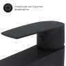 Смеситель для раковины AM.PM Gem F90A02122 Черный латунь