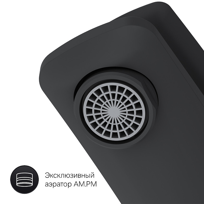 Смеситель для раковины AM.PM Gem F90A02122 Черный латунь