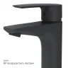 Смеситель для раковины AM.PM Gem F90A02122 Черный латунь