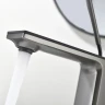 Смеситель для раковины Black&White Gravity GF-7105-GM 7105GM цвет Оружейная сталь