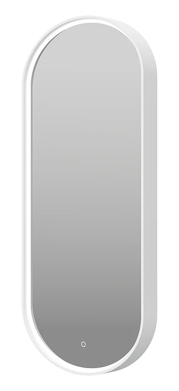 Зеркало Brevita Сатурн 50 SAT-Dro1-050-white с подсветкой цвет Белый с сенсорным выключателем