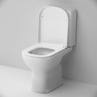 Унитаз компакт AM.PM Sunny Aquaspin C85C8601SC с бачком и сиденьем Микролифт фарфор напольный