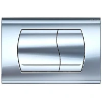 Клавиша смыва Aquatek KDI-0000047 Хром глянцевый