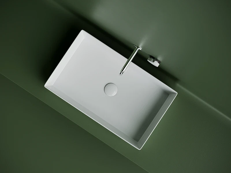 Раковина-чаша Ceramicanova Element 60 CN6070 Белая фарфор накладная