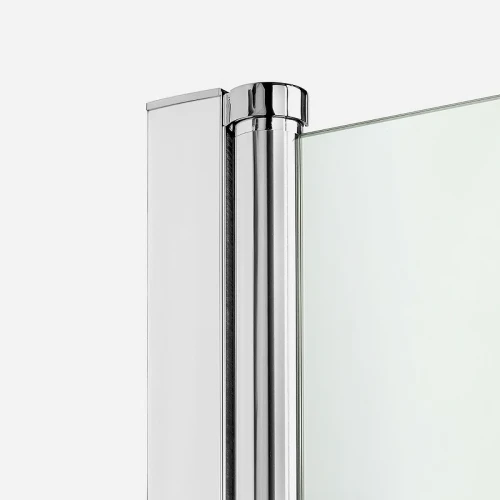 Душевая перегородка New Trendy New Soleo Chrome 90 K-0459 профиль Хром стекло прозрачное