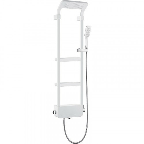 Душевая панель Black&amp;White Seasons 1210w0 Снежный белый латунь на стену