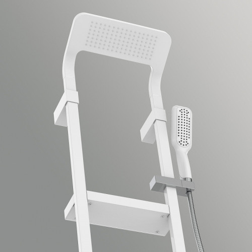 Душевая панель Black&amp;White Seasons 1210w0 Снежный белый латунь на стену