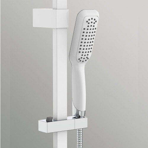 Душевая панель Black&amp;White Seasons 1210w0 Снежный белый латунь на стену