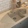 Кухонная мойка Uperwood Quartz Premium UPD-06-02 100 3910202121 цвет Бежевый матовый