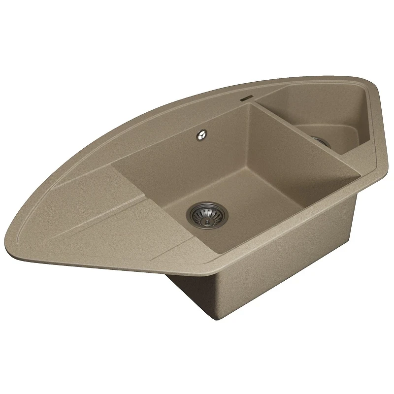 Кухонная мойка Uperwood Quartz Premium UPD-06-02 100 3910202121 цвет Бежевый матовый