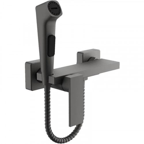 Гигиенический душ со смесителем Belz B55653-3 Оружейная сталь латунь на стену