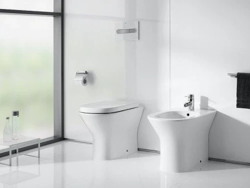Унитаз приставной Roca Nexo 7347615000 цвет Белый без сиденья