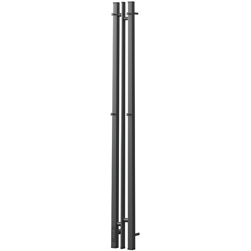 Электрический полотенцесушитель Point Фрея PN20712GB П2 100x1200 диммер слева Графит блеск