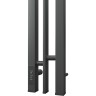 Электрический полотенцесушитель Point Фрея PN20712GB П2 100x1200 диммер слева Графит блеск