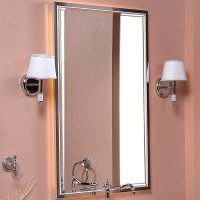 Зеркало Boheme Armadi Art Monaco 70 566-WCR с подсветкой Белый глянец Хром стекло