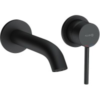 Смеситель для раковины Kludi Bozz 382443976 Черный матовый латунь встраиваемый