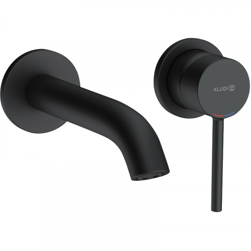 Смеситель для раковины Kludi Bozz 382443976 Черный матовый латунь встраиваемый