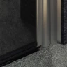 Душевая дверь Maybah Glass MGD-440-5 890х1980 двустворчатая на монопетлях Хром матовый стекло графитовое матовое