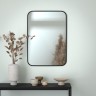 Зеркало Evoform Colora 70х50 BY 0434 с окантовкой - Черный цвет стекло