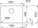 Кухонная мойка Franke Maris KNG 110-52 55 125.0731.690 цвет Грифельный серый