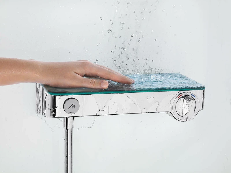 Смеситель для душа Hansgrohe Ecostat Select 13171000 с термостатом Хром латунь на стену