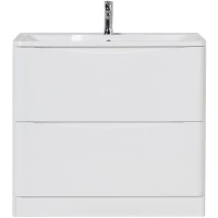 Тумба под раковину BelBagno 90 ACQUA-900-2C-PIA-BL Bianco Lucido МДФ / ЛДСП