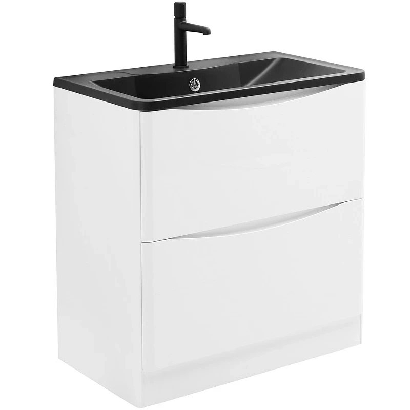 Тумба под раковину BelBagno 90 ACQUA-900-2C-PIA-BL Bianco Lucido МДФ / ЛДСП