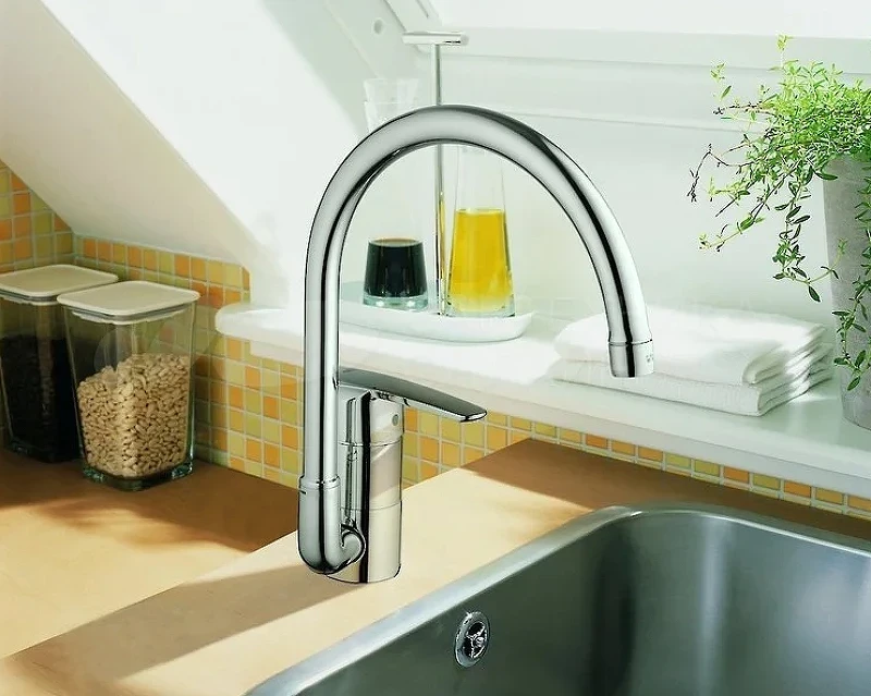 Смеситель для кухни Grohe Euroeco New 32752000 Хром латунь