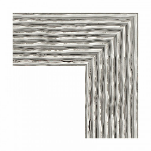 Зеркало Evoform Definite 110х60 BY 3089 в багетной раме - Волна хром 90 мм стекло