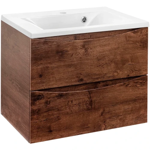 Тумба под раковину Vincea Mia 65 VMC-2MA650RW подвесная R.Wood МДФ / ЛДСП