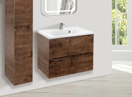 Тумба под раковину Vincea Mia 65 VMC-2MA650RW подвесная R.Wood МДФ / ЛДСП